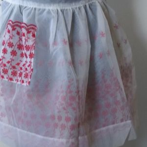 embroidered apron
